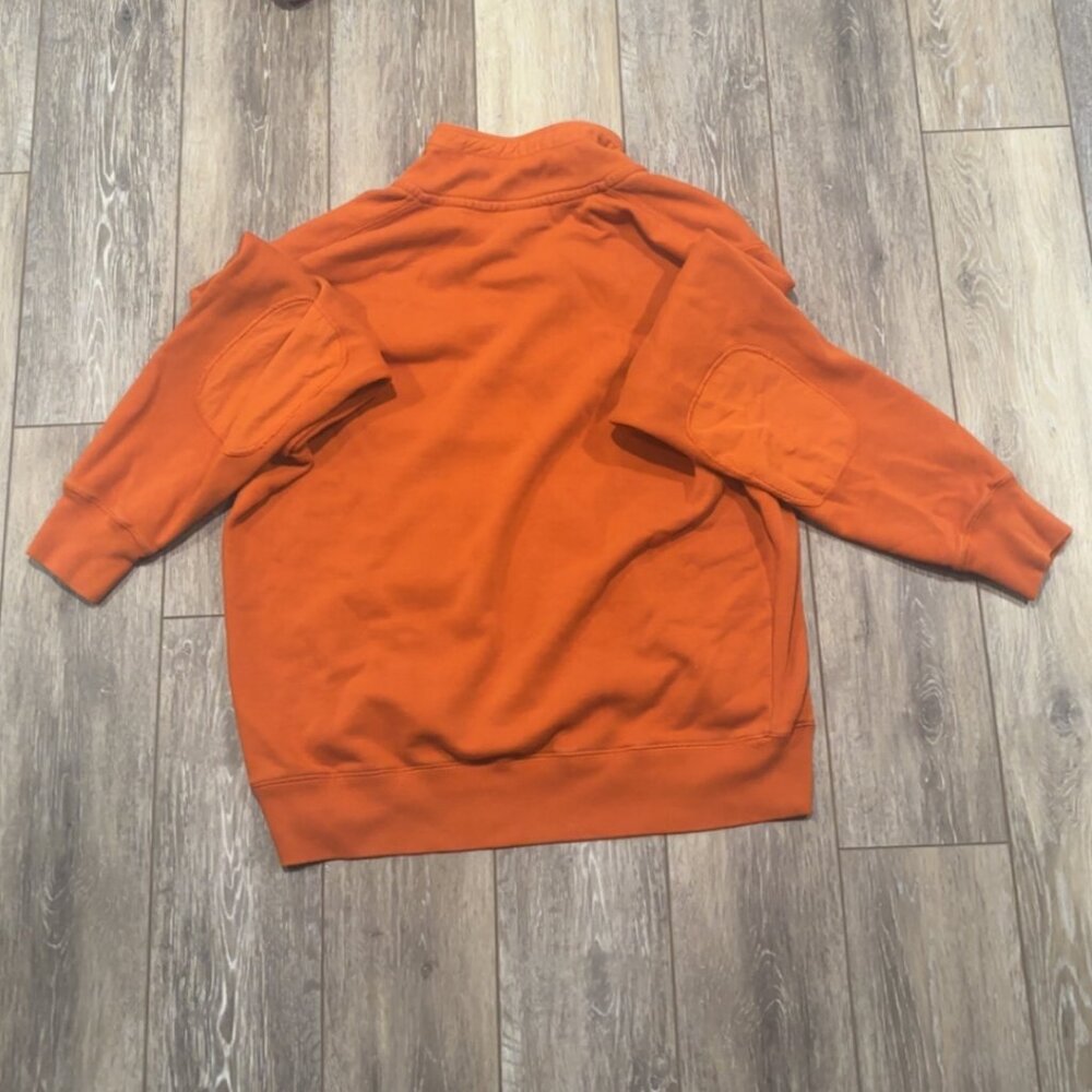 Style Inspiration Womens Size Small Orange Ogunquit Maine Quarter Zip - Picture 3 of 4